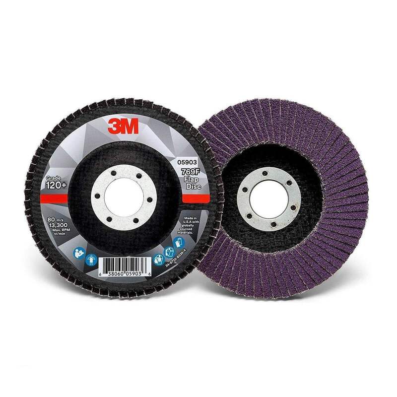 3M Disco Lamellare 769F Grana 80 Diametro 115mm alta resa
